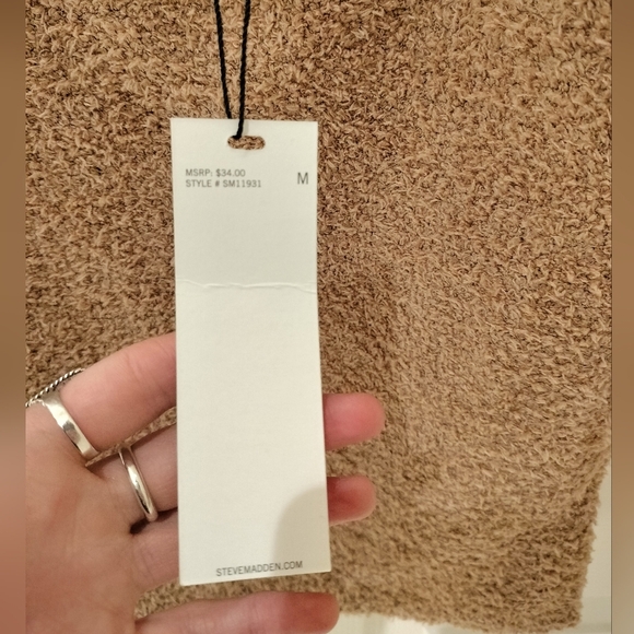 NWT Steve Madden Tan Women's Top Comfy Sleepwear - Picture 2 of 2